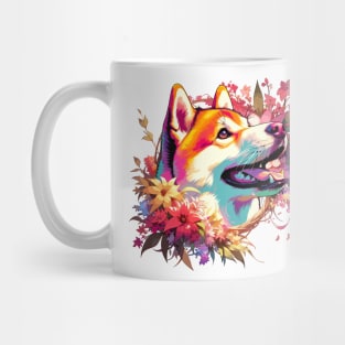 Hokkaido's Joyful Portrait, Perfect Dog Mom Mother's Day Gift Mug